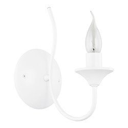 Kinkiet świecznik UNITY biały