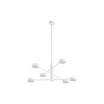 Plafon wewnętrzny do salonu ORBIT VI GX53 8W LED wys. 53-85cm | biały