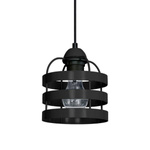 Lampa wisząca LARS BLACK 1xE27 MLP798
