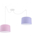 Lampa do pokoju dziecka typu Pająk z kolorowymi abażurami