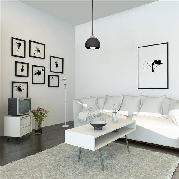 Lampa wisząca nowoczesna zwis kula DAMA I czarny śr. 15cm