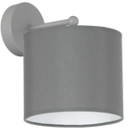 NOWOCZESNY KINKIET BARI GREY 1xE27 MLP4683