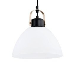 Lampa wisząca zwis SARBIN czarny/biały śr. 25cm