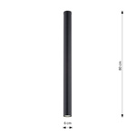 TECNO 1XXL BLACK oprawa oświetleniowa