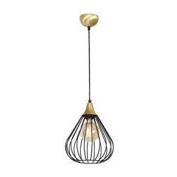 Lampa wisząca KANE BLACK 1xE27 MLP4794