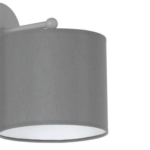 NOWOCZESNY KINKIET BARI GREY 1xE27 MLP4683
