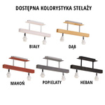 Lampa do pokoju dziewczynki różowe abażury Astir 
