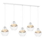 Lampa wisząca INDUSTRIALNA CLIFF WHITE 5xE27 MLP5520