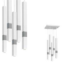 Lampa wisząca CASTRO WHITE / CHROME 5xG9 MLP6561