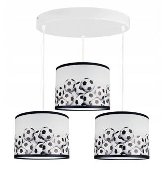 Lampa sufitowa do pokoju piłkarza Mundial 3xE27