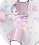 Lampa ścienna kinkiet do pokoju dziewczynki Wróżka 1xE27