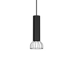 Lampa Wisząca DANTE, MLP7359, czarny/chrom, 1x8W LED GU10