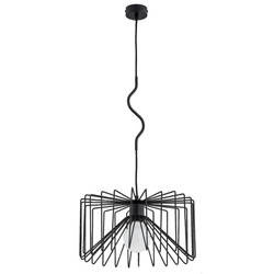 Nowoczesna lampa wisząca VERSO E27 wys. 90cm | czarny