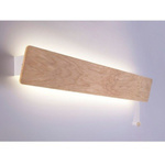 Liniowy kinkiet OSLO 98cm drewno  9634