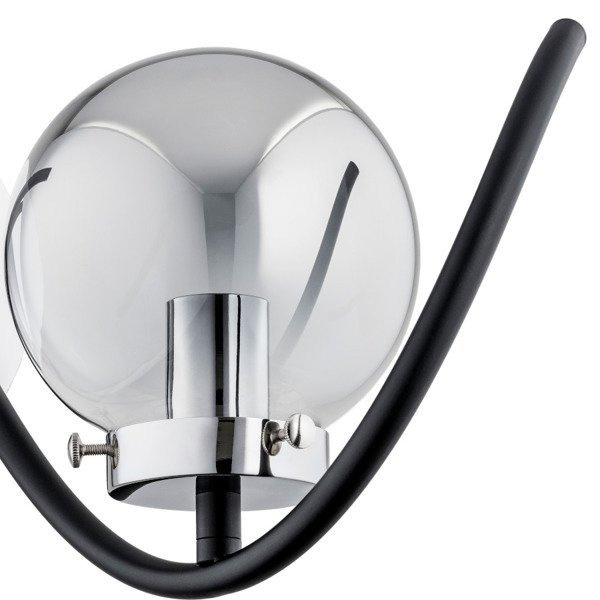 Nowoczesna lampa ścienna GOTTA I chrom śr. 27cm
