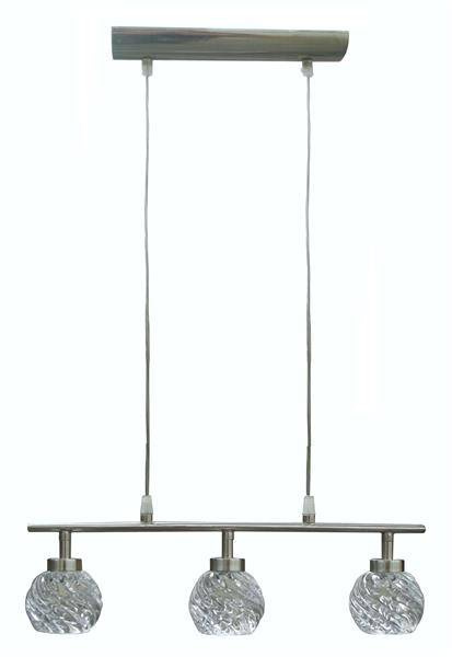 Lampa sufitowa Candellux 33-27408 Gira 3X40 G9 satyna nikiel