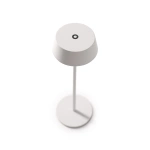 Lampa przenośna AMY LED 2W 3000K 170lm wys.32.5cm szer.10.8 IP54 ściemniacz włącznik | Biały 11531