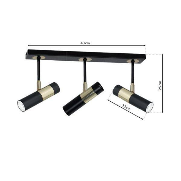Lampa wisząca DALLAS GOLD 3xGU10 Listwa MLP6547