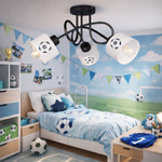 Lampa sufitowa do pokoju dziecka Piłkarski Kubeczek 3xE27 Led 