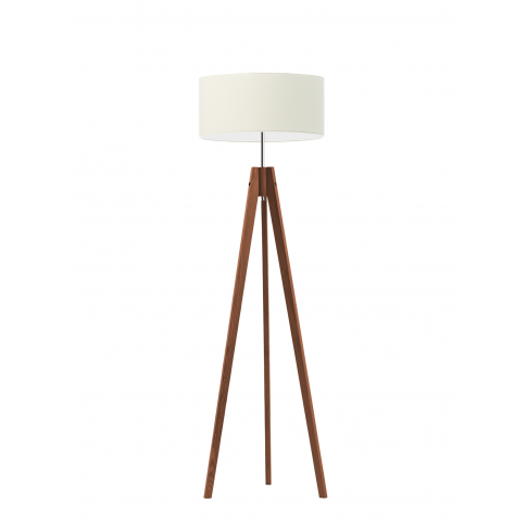 Lampa podłogowa do pokoju dziecka Magiczny Cylinder drewniana niebieski abażur 1XE27