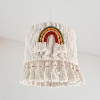 Lampa wisząca dla dzieci w stylu Boho Tęcza i Chwosty