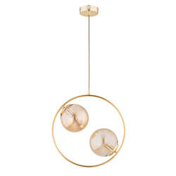 Lampa wisząca ADINO S 10 dł. 38,5cm 2xE14 | złoty