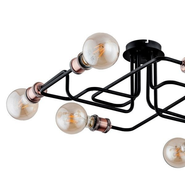 Lampa sufitowa vintage HOOK MIED 63cm