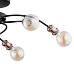 Lampa retro HELIX MIEDŹ 68cm
