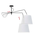 Lampa do pokoju dziecięcego niebieski abażur Oviedo