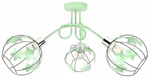Lampa sufitowa do pokoju dziecięcego miętowa w gwiazdki Edison 3