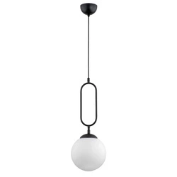 Lampa wisząca ALFA VAVIL 200 PRO CZARNO-BIAŁA 1xE27 20cm | 61233