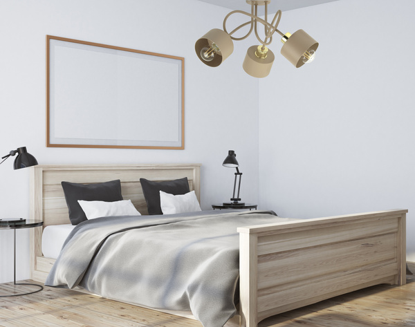 Lampa sufitowa do pokoju dziecka beżowa Zaczarowany Kubeczek 3xE27 Led 