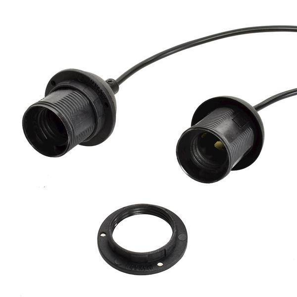 INDUSTRIALNA lampa wisząca NORMAN BLACK 3xE27 MLP6264