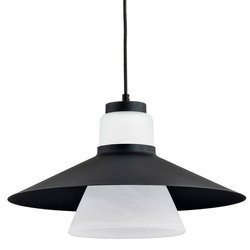 Nowoczesny lampa sufitowa MARVEL I czarny śr. 40cm