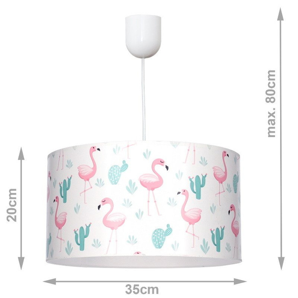 Lampa do pokoju dla dziewczynki Flaming 1