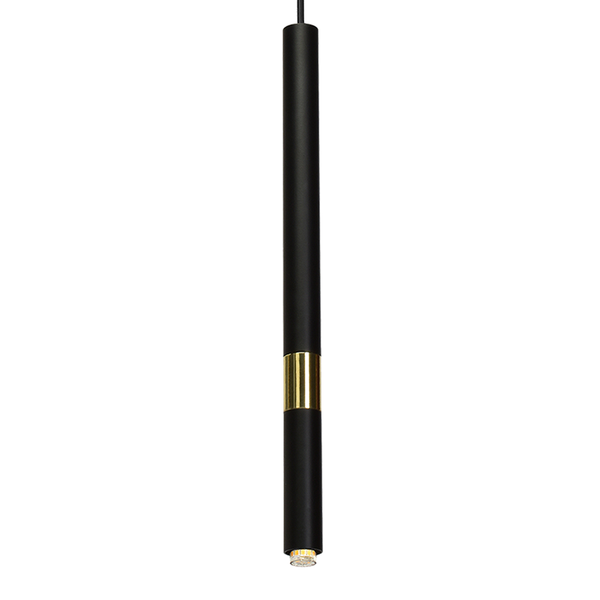 Lampa wisząca MONZA BLACK / GOLD 1xG9 8W MLP6333