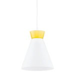 Nowoczesny lampa sufitowa RONI I zółty śr. 23cm