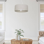 Lampa wisząca LINO, MLP7501, biały/szary, 3x60W E27