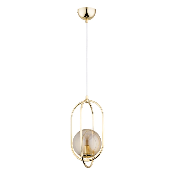 Lampa wisząca ALFA BINAR ZŁOTA 1xE14 19cm | 61253