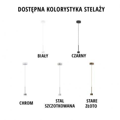 Nowoczesna lampa wisząca Cylinder fi - 30 cm GOLD