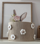 Lampa wisząca do pokoju dziewczynki w stylu Boho Stokrotki 35 cm
