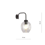 LUKKA K1 BLACK/TRANSPARENT