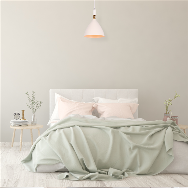 Nowoczesna lampa wisząca OTTO WHITE/GOLD 1xE27 ML6159