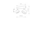 Listwa VESPA white II 30cm 9593