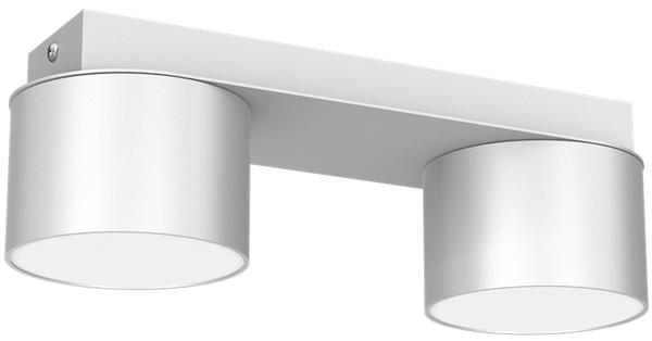 Lampa sufitowa listwa DIXIE WHITE 2x GX53 szer. 24cm | biały