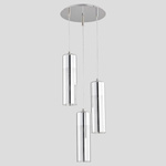 Lampa wisząca zwis RIVIERA chrom śr. 35cm