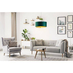 Nowoczesna lampa wisząca Cylinder fi - 30 cm GOLD