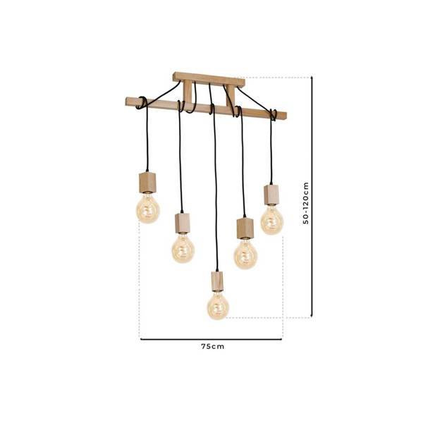 Lampa Wisząca JACK 5xE27 MLP583
