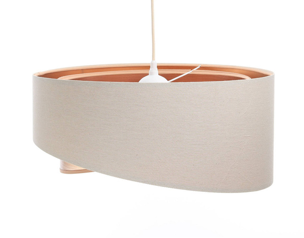 Lampa w stylu Boho asymetryczna kremowa