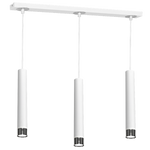 Nowoczesna lampa wisząca DANI WHITE/CHROME 3xGU10 MLP6228